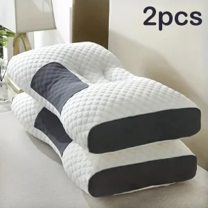 2pcs Soft Knitted Massage Neck Pillow